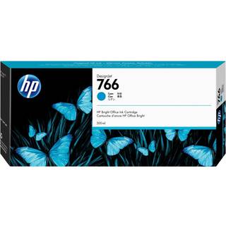 HP 766 Cyan blækpatron, 300 ml