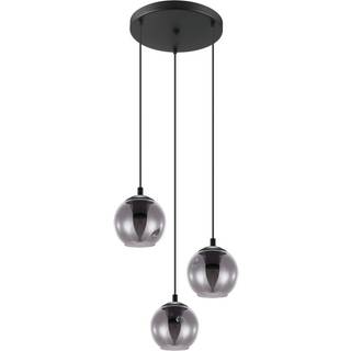Eglo Ariscani klyngependel sort 3 lamper