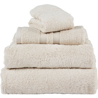 Mille Notti - Fontana Handduk EKO, Ivory, 100x150 - Håndklæder og badehåndklæder - Beige