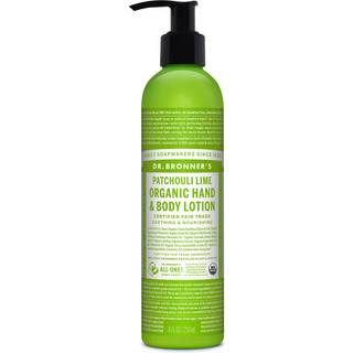 Dr. Bronner’s Patchouli & Lime Intensiv regenererende kropsmælk 240 ml - 240 ml