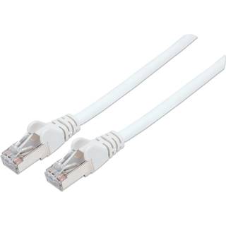 Intellinet Network Patch Cable, Cat6, 3m, White, Copper, S/FTP, LSOH / LSZH, PVC, RJ45, Gold Plated Contacts, Snagless, Booted, Polybag CAT 6 SFTP, PiMF 3m Netværkskabel Hvid