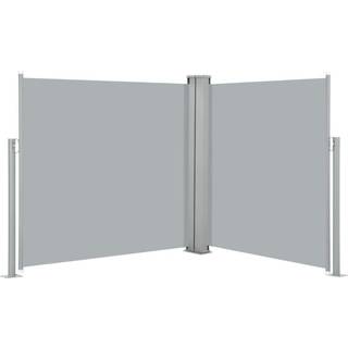 sammenrullelig sidemarkise 120 x 600 cm sort