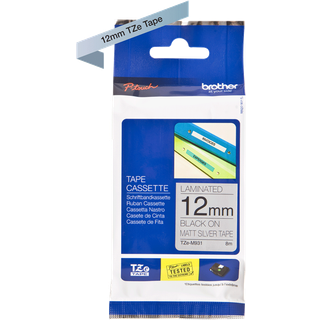 Brother Tape 12mm Tze-m931 Sort/s�lv