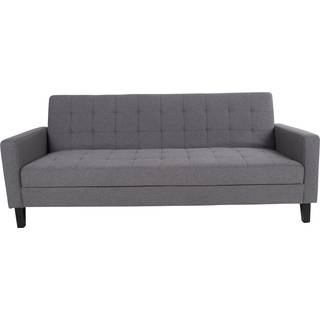 Milton sovesofa med opbevaring, naturben, mørkegrå
