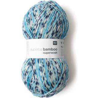 Superba Bamboo superwash - Konfetti Grau