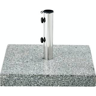Parasolfod 60 kg - 55x55 cm i granit, Grå