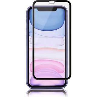 Panzer iPhone XR/11 - Curved Silicate Glass - Sort