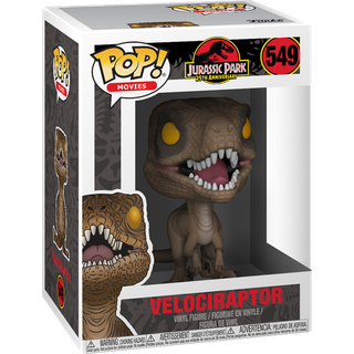 Jurassic Park POP! Movies Vinyl Figure Velociraptor 9 cm