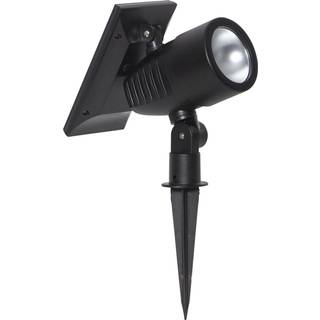 Star Trading - Solar Cell Lighting - Solar Cell Potlight Powerspot - Black - 21 cm