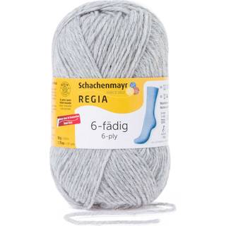REGIA Garn 6fädig - Mittelgrau