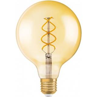 Osram LED pære Vintage 1906 Globe125 Spiral Filament 4W/820 (28W) Guld Dæmpbar E27