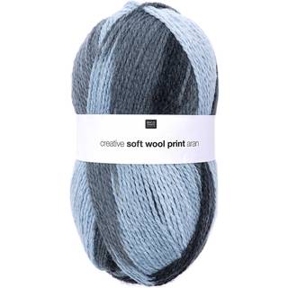 Creative Soft Wool Print aran - Puder