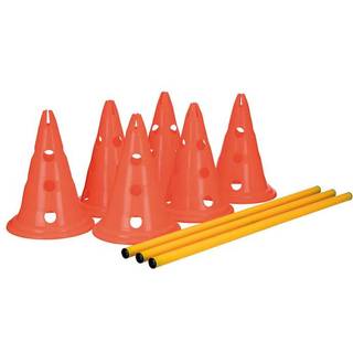 Trixie Hundetræning Pylon-Forhindringssæt (4 Pyloner - 2 Stænger)