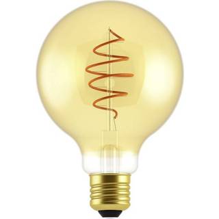 Nordlux Pære-DEKO E27 G95 SPIRAL GLOBE 5W dæmpbar, Guld