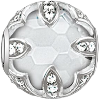 Thomas Sabo Beads - Lotos Milky Quarz - K0143-690-14 - silber