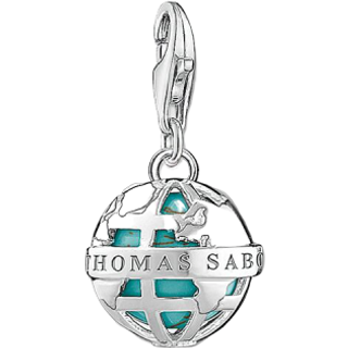 Thomas Sabo Charm - Weltkugel - 1431-404-17 - bicolor