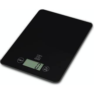 Digital køkkenvægt 15 kg, sort glas (På lager i butik)