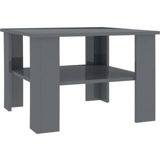 sofabord 60x60x42 cm konstrueret træ sort