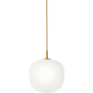 Muuto - Rime Pendant Lamp, Ø 25 Cm, Orange, Exkl. 1 x E14 Max. 40W - Pendellamper - TAF Studio - Orange