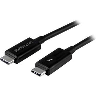 StarTech.com TBLT3MM1M Thunderbolt kabel 1 m 20 Gbit/sek. Sort