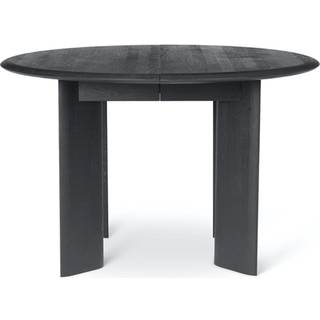 Ferm Living Bevel Rundt Spisebord Ø117 Hvid/Egetræ