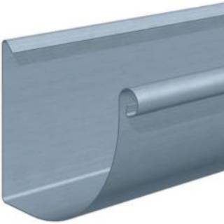 Rheinzink Tagrende 0,8x333 mm 1/4-rund. Nr. 12. Til lodning. Lgd a 3 mtr. prePatina blaugrau. -Tages ikke retur-