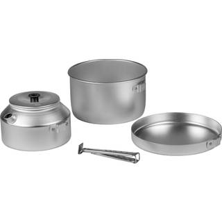 Campingsæt Trangia 628, med 1 kasserolle, 1 stegepande &amp; 1 kaffekande i AL / aluminium + håndtag