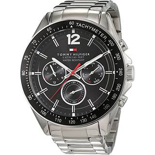 Tommy Hilfiger 1791104 Luke Sort/Stål Ø46 mm