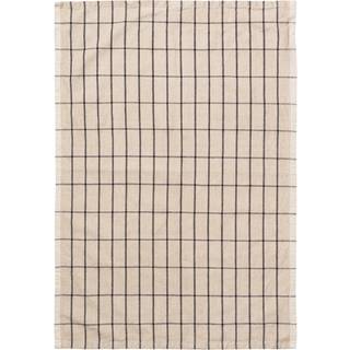 Ferm Living Hale viskestykke 50x70 cm Sand-black