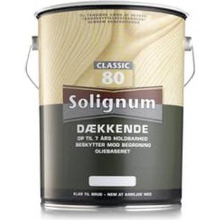 Solignum Classic 80 dækkende træbeskyttelse 5 liter - svenskrød
