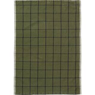 Ferm Living Hale viskestykke 50x70 cm Green-black