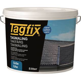Tagmaling vandbaseret sort 5 liter - Tagfix