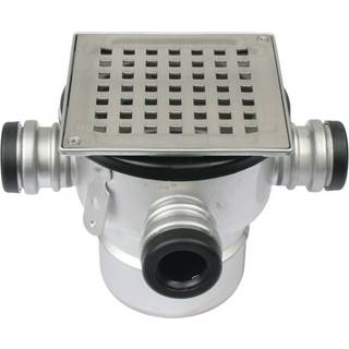 Blücher gulvafløb type 151 t/beton og klinkegulve 110 mm lodret m/3 Sideindløb