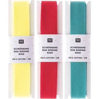 Schrägband 2cmx3m - Neongelb