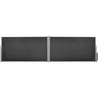 sammenrullelig sidemarkise 160 x 600 cm brun