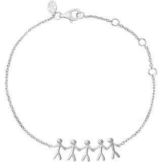 ByBiehl Family together 5 armbånd i sølv