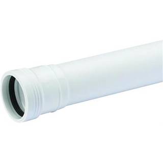 Wavin Wafix pp afløbsrør med muffe 32 x 500 mm hvid