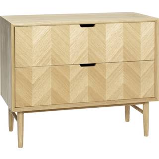 Hübsch Herringbone Kommode Skuffer Natur