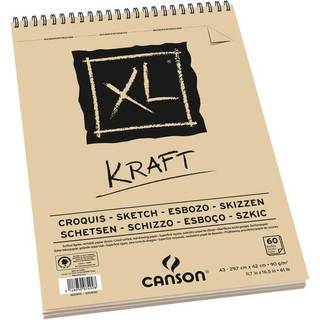 XL Spiralblock Kraft A3 60 Blatt
