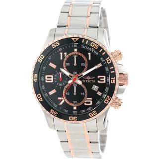 Invicta 14877 Specialty Sort/Rosaguldtonet stål Ø45 mm