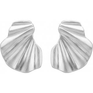 Enamel Wave Øreringe Sølv E70SM - Dame - 925 Sterling Silver