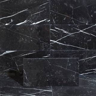 Marmor Arredo Nero Marquina Poleret 30x60 cm