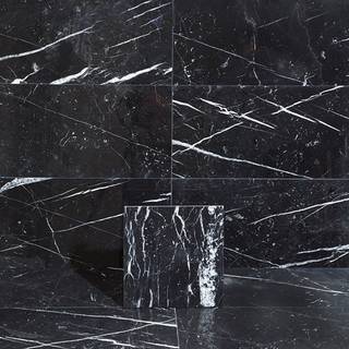 Marmor Arredo Nero Marquina Poleret 30x30 cm