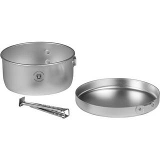 Campingsæt Trangia 624, med 1 kasserolle &amp; 1 stegepande i UL / UltraLight-aluminium + håndtag