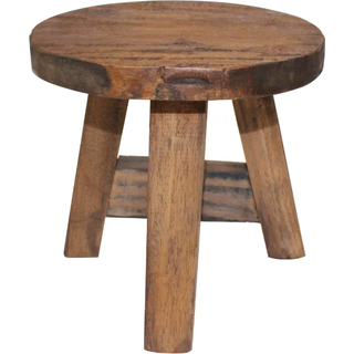 Skammel Massivt Mahognitræ