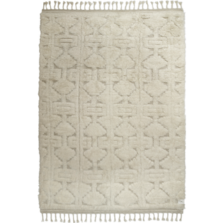 Classic Collection Casablanca tæppe hvid, 250x350 cm