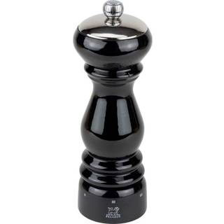Peugeot Paris Icône U'Select Salzmühle 18 cm Buchenholz schwarz lackiert - Stahlmahlwerk - Schwarz