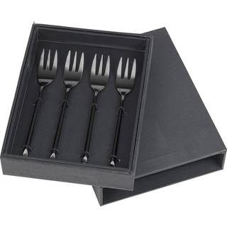 Hune Titanium Mat Black, kagegafler 4 stk.