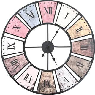 Vægur I Vintagestil Med Kvarts-Urværk Metal 60 Cm Xxl