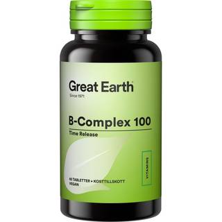 Great Earth B-Complex 100 mg, 60 tabl